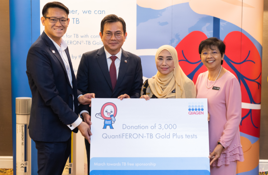 QIAGEN donates 3,000 tests for latent tuberculosis screening to the Ministry of Health Malaysia